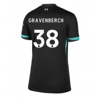 Liverpool Ryan Gravenberch #38 Bortatröja Kvinnor 2024-25 Korta ärmar